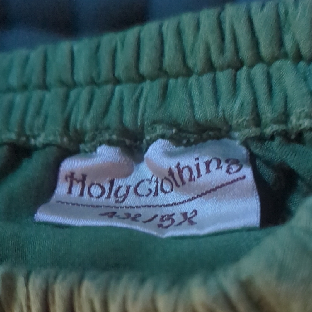 Holy Clothing Green Maxi Skirt